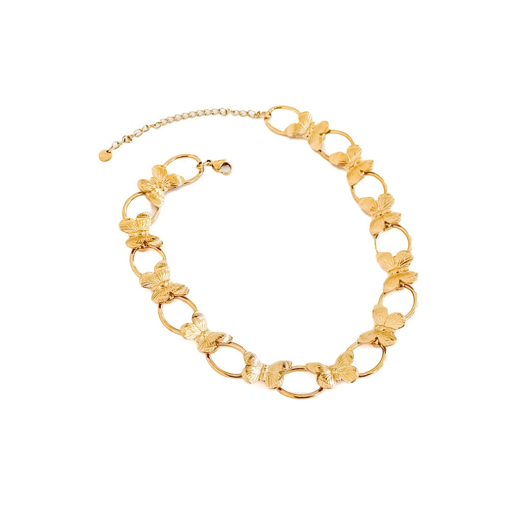 Beatrice Butterfly Chain Necklace - WATERPROOF