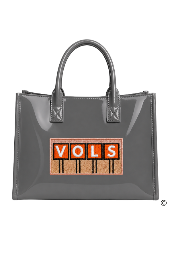 SC - ETA 9/30-10/14 VOLS Stadium Gray Vinyl Tote Bag©