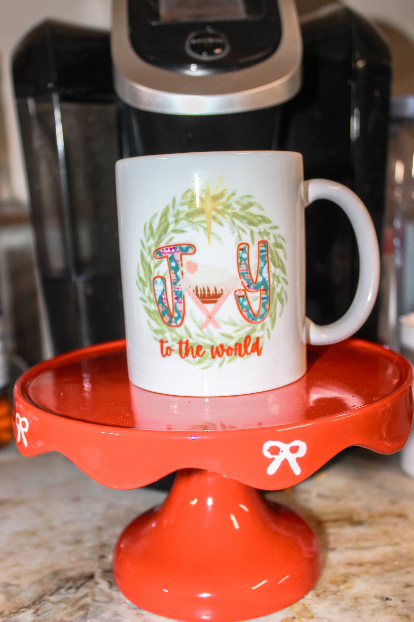 Joy to the world nativity- bloom 15 oz coffee mug