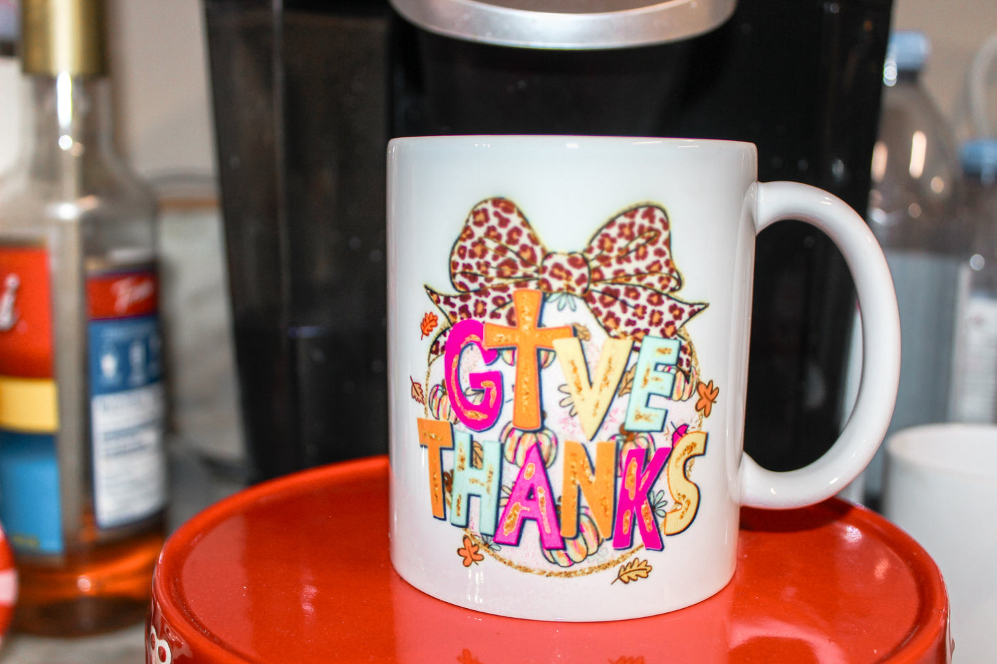 Give thanks 15oz coffee mug