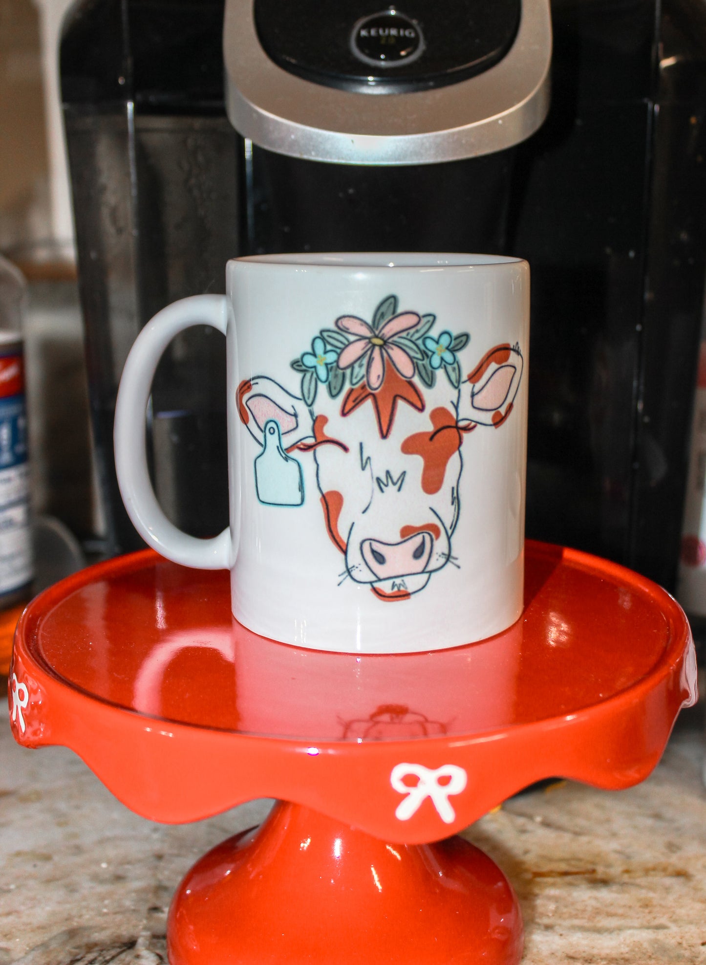 Daisy dairy cow 15 oz coffee mug