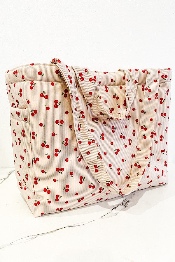 SC - ETA 5/12 - Stevie Cherry Print Tote Bag