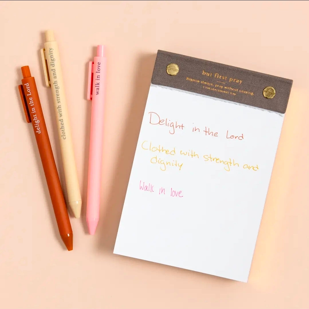 Mom Pen Set – Christian Gel Ink Pens with Bible Verses | Faith-Filled Gift for Moms