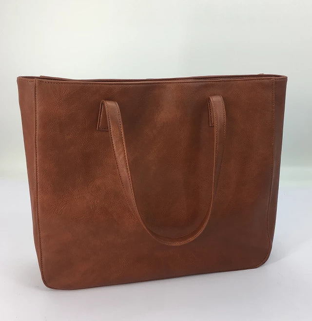 Reid luxe oversized tote vegan leather