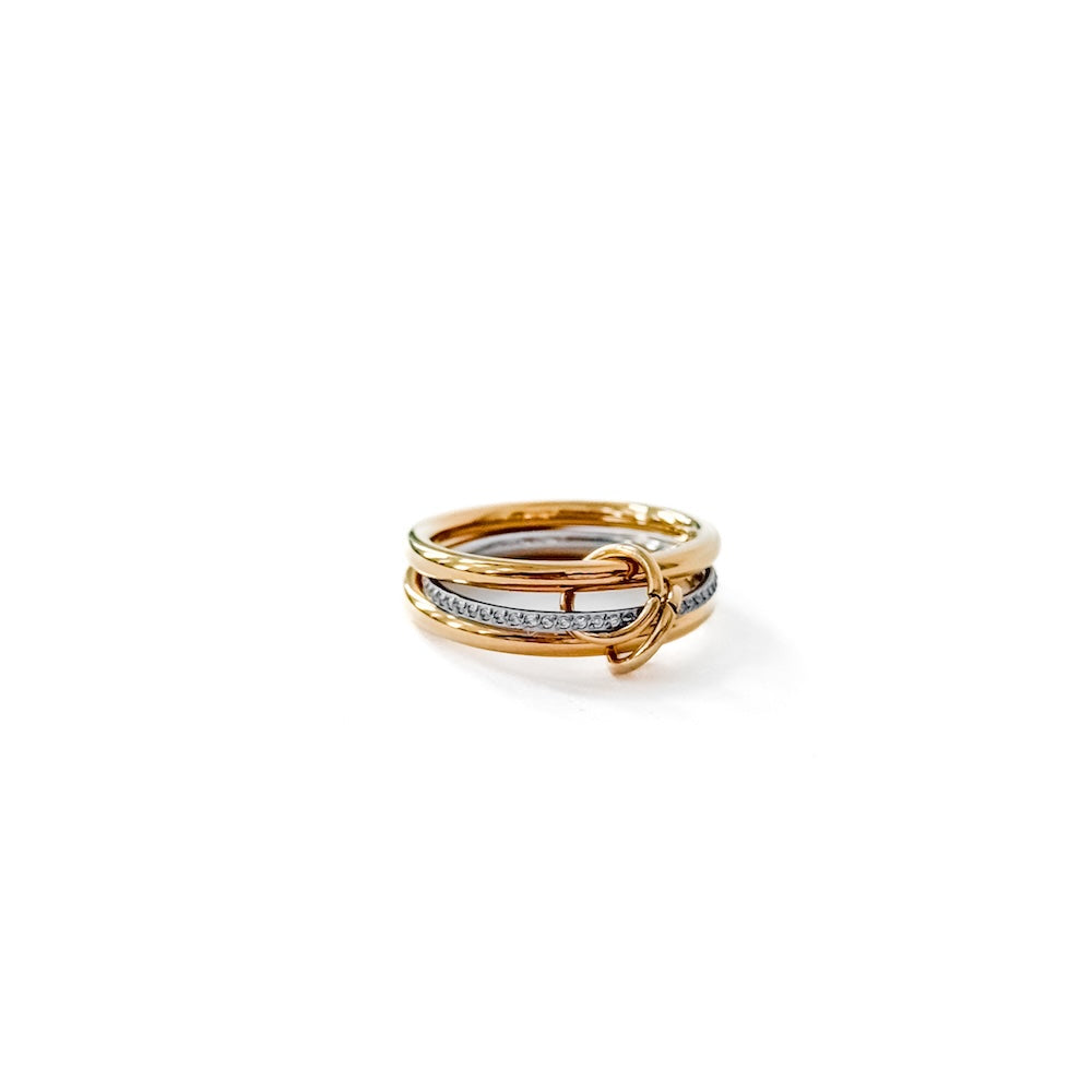 Layered In Diamonds Ring - WATERPROOF