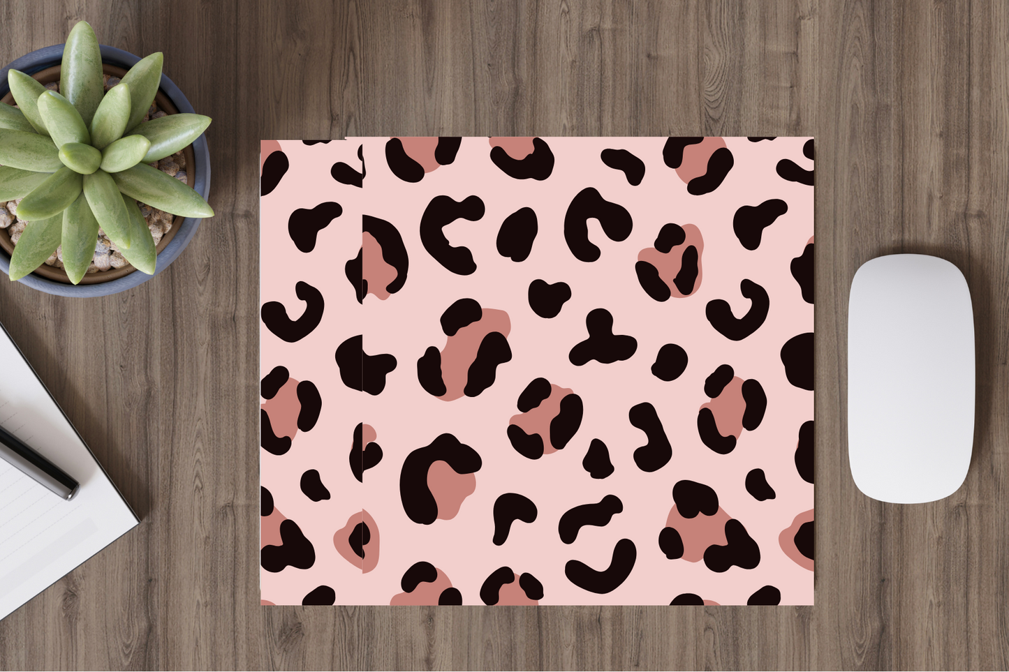 Leopard mousepad- office accessory- desk accessory- stylish office