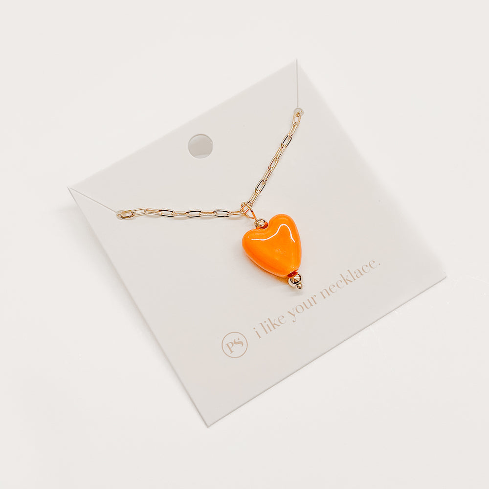 Love Actually Ceramic Pendant Necklace