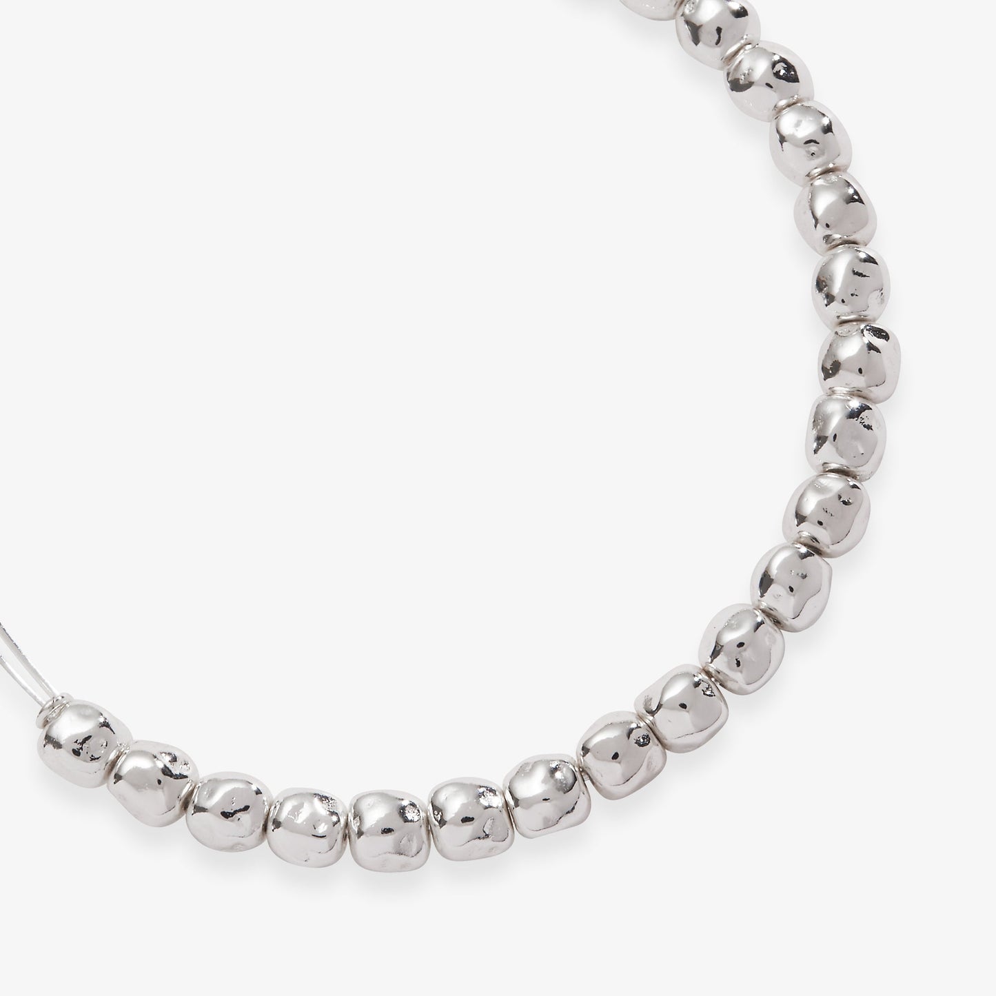 Nugget Beaded Bangle Accent