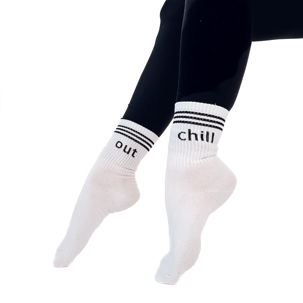 Word Up Stripe Socks