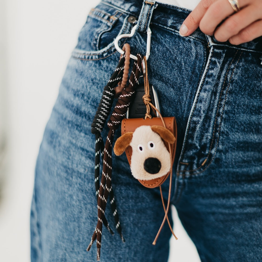 Puppy Rope Charm Key Chain