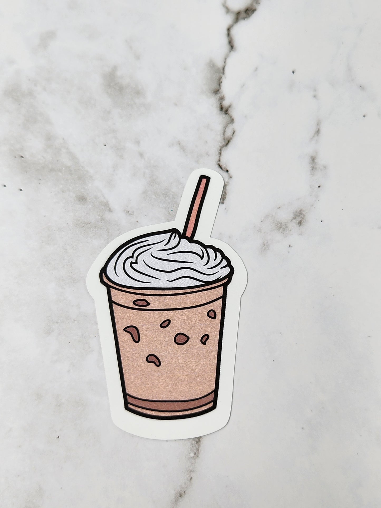 Bring me an iced coffee and tell me I am cute vinyl sticker