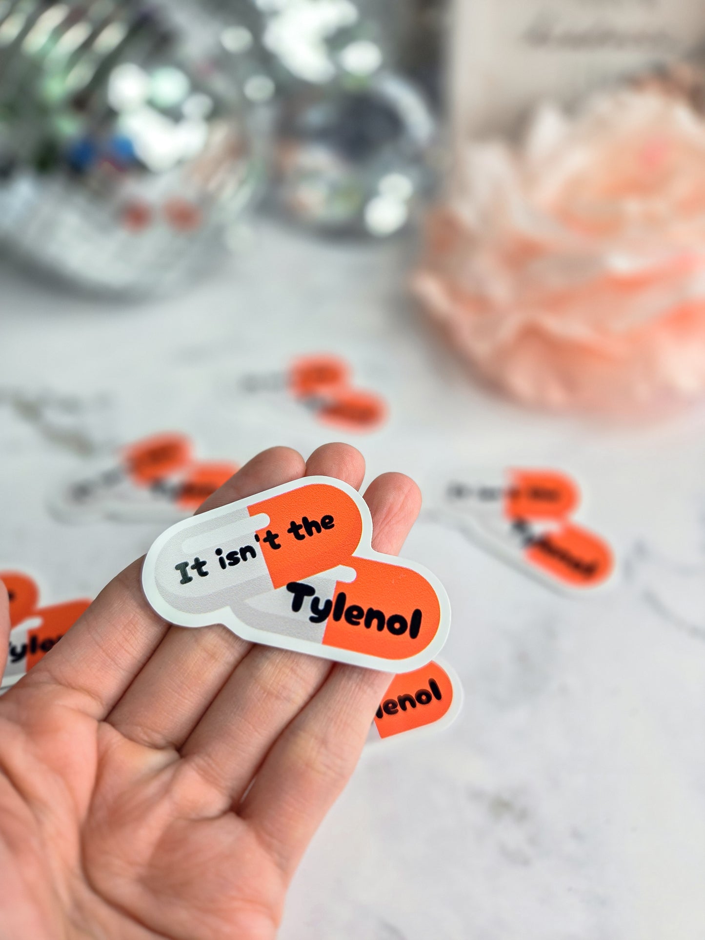 It's not the tylenol sticker