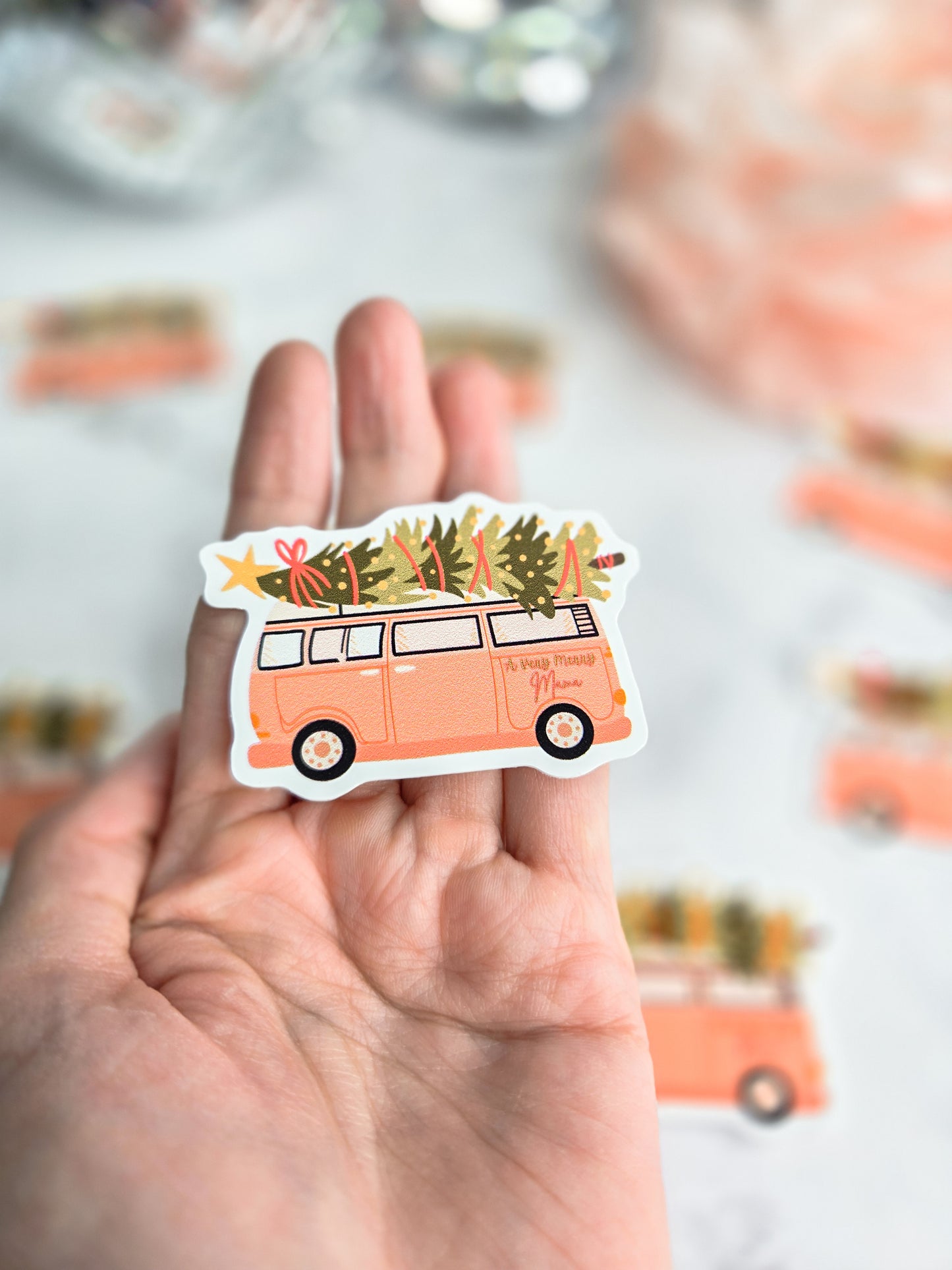 A very Merry mama sticker