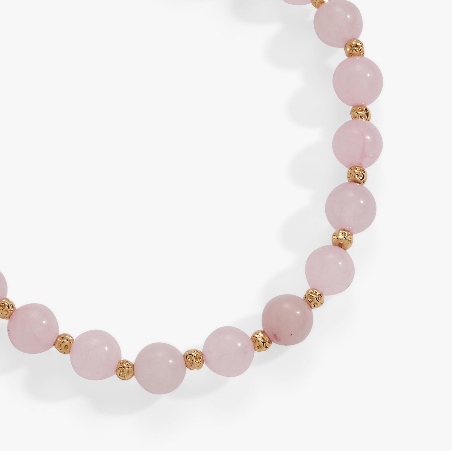 Rose Quartz Healing Stone Stretch Bracelet