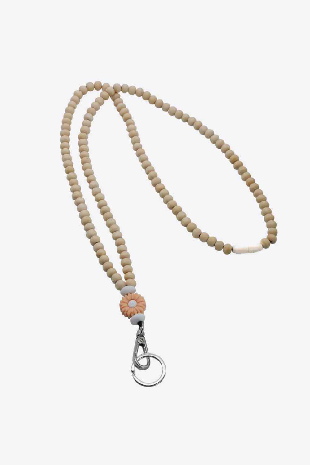 It is all daisies Beaded Lanyard