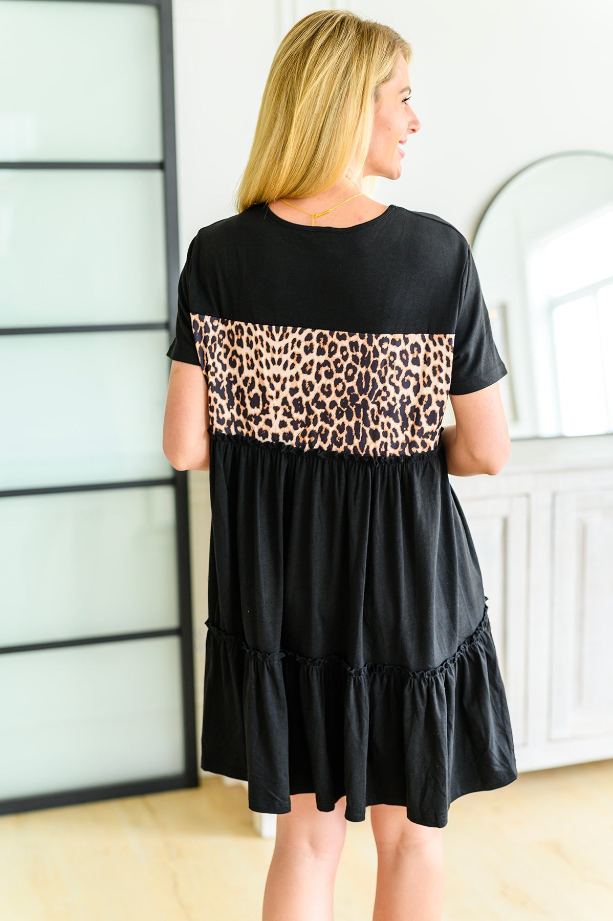 Tiered Leopard Dress in Three Colors