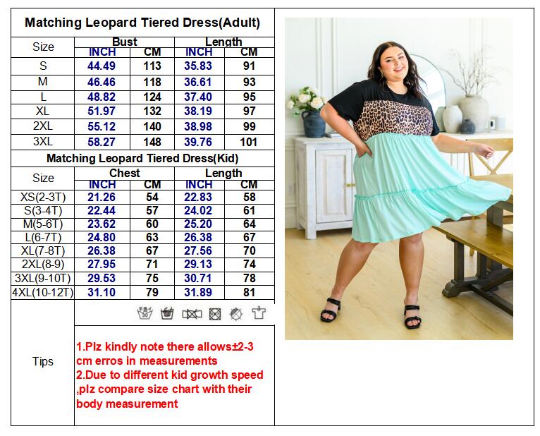 Tiered Leopard Dress in Three Colors