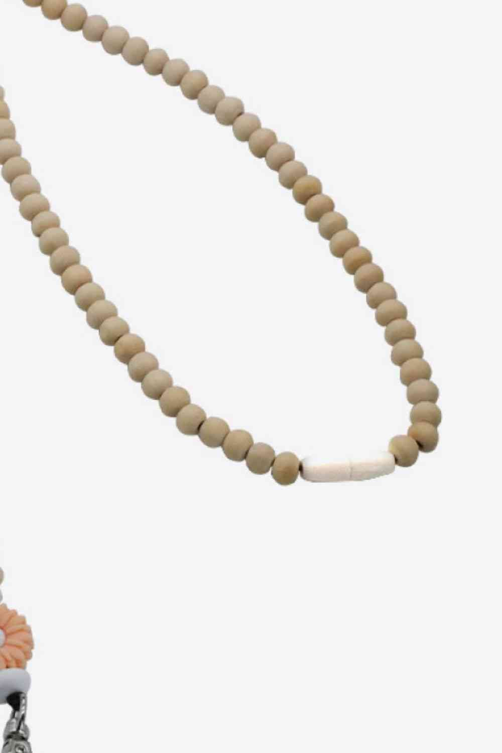 It is all daisies Beaded Lanyard