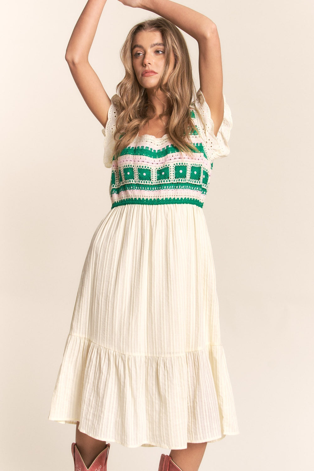 peony crochet dress Crochet Dress WRITTEN PATTERN (peony Dress)