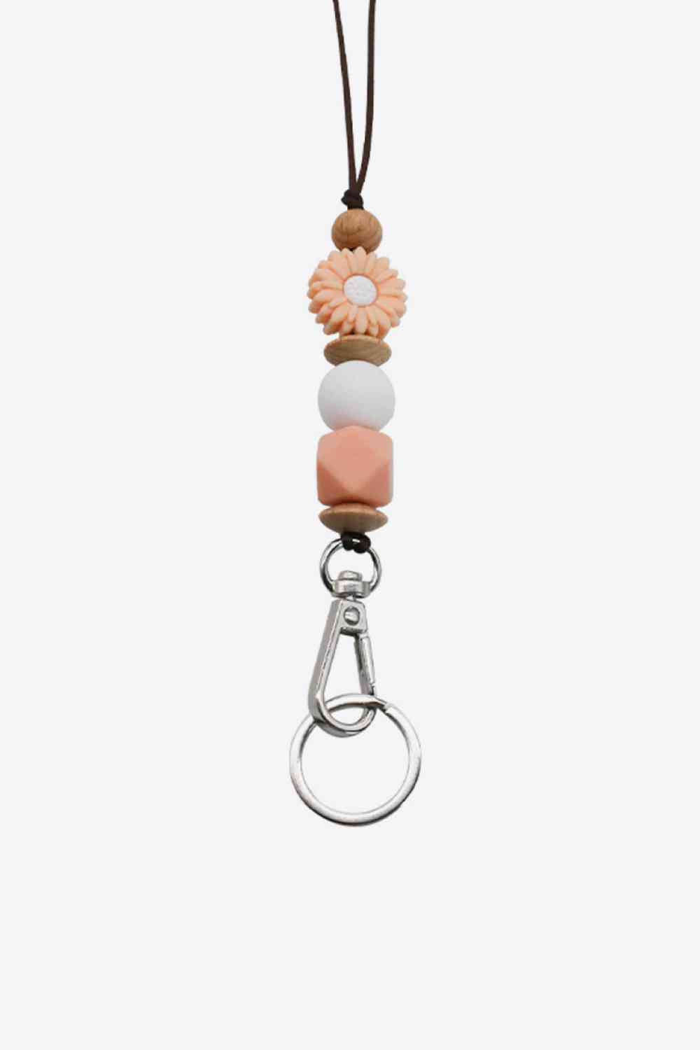 It is all daisies Beaded Lanyard