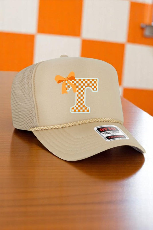 SC - ETA 5/27 - Vols T with Bow Tan Embroidered Hat