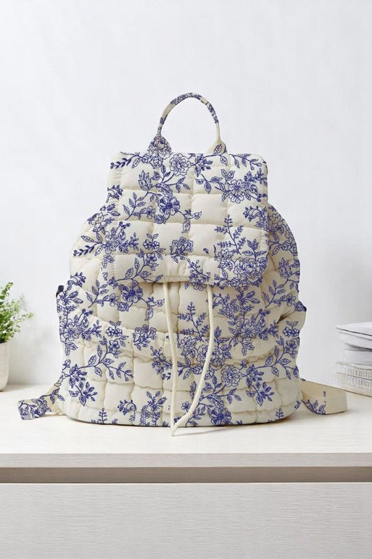 SC - ETA 6/4 - Sylvia Blue Floral Backpack