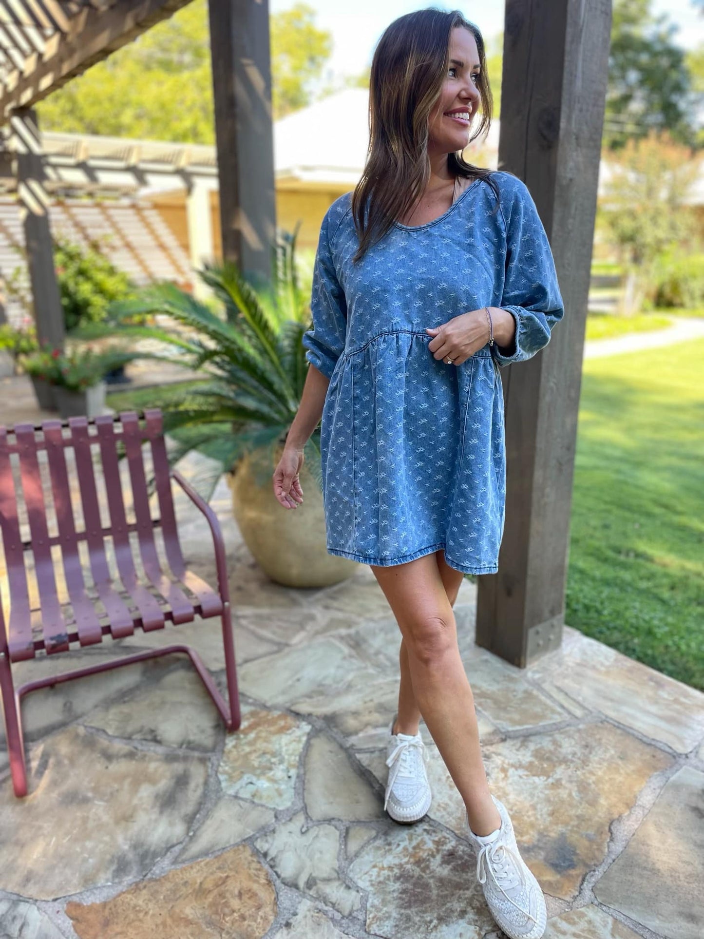 PREORDER: Alexa Denim Dress