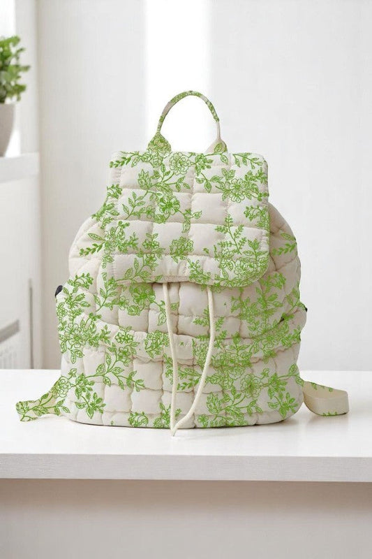 SC - ETA 6/4 - Sylvia Green Floral Backpack