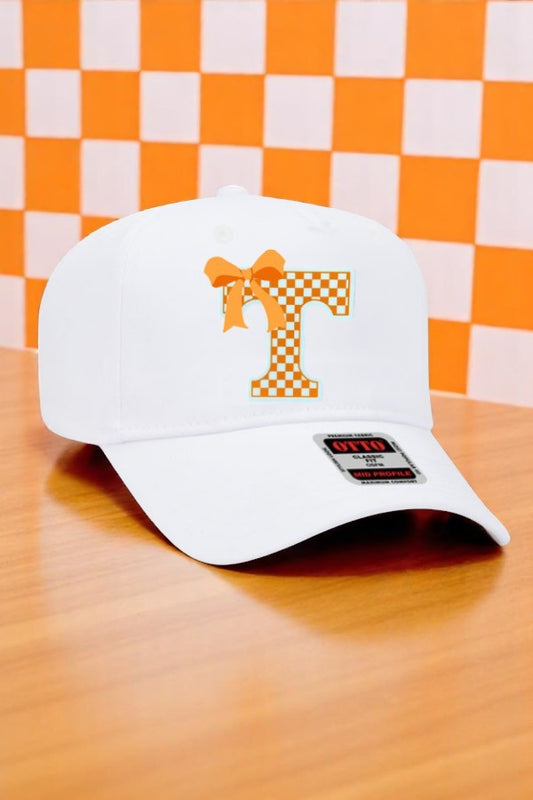 SC - ETA 5/27 - Vols T with Bow White Embroidered Hat
