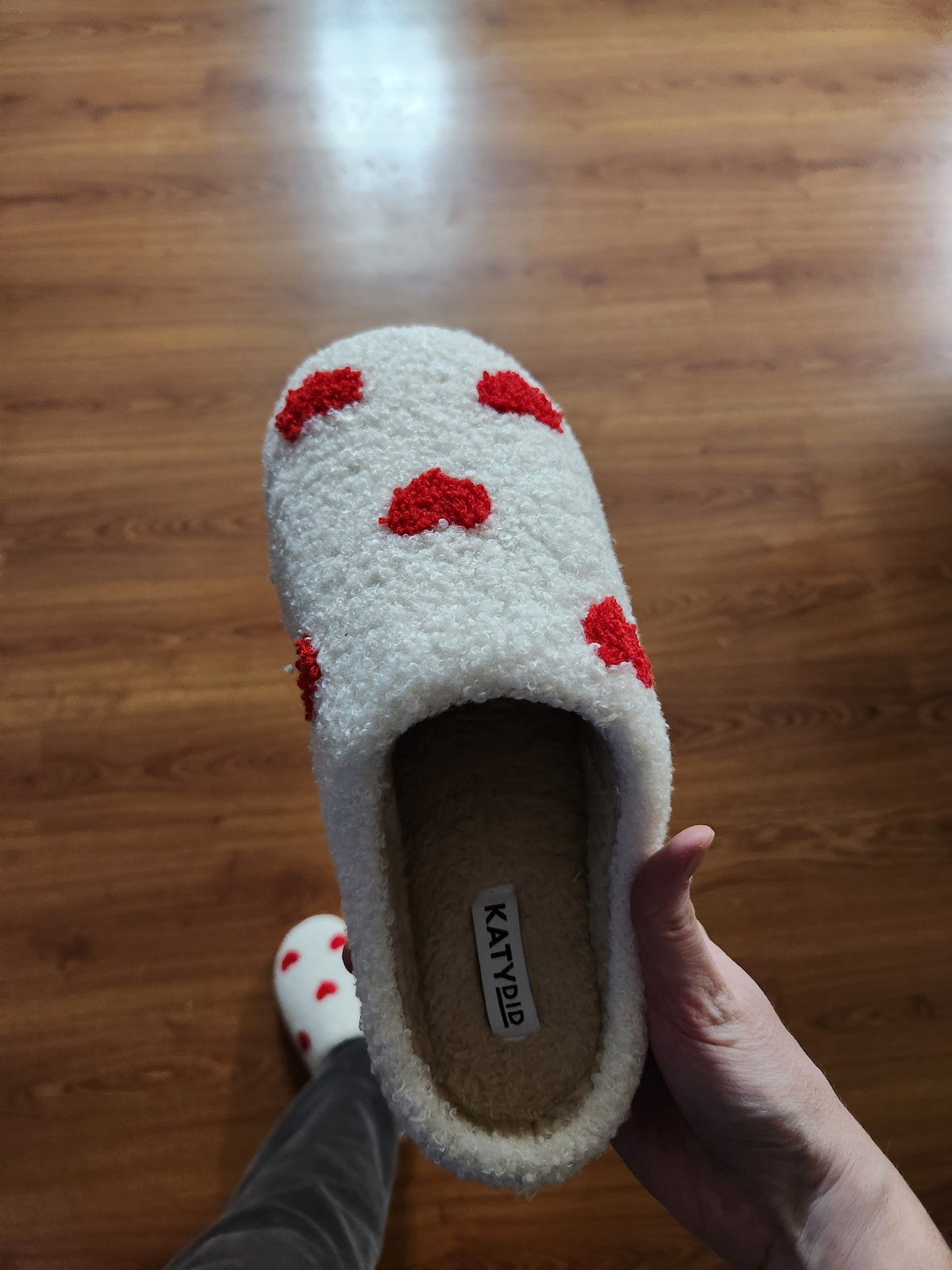 I love you always forever slippers