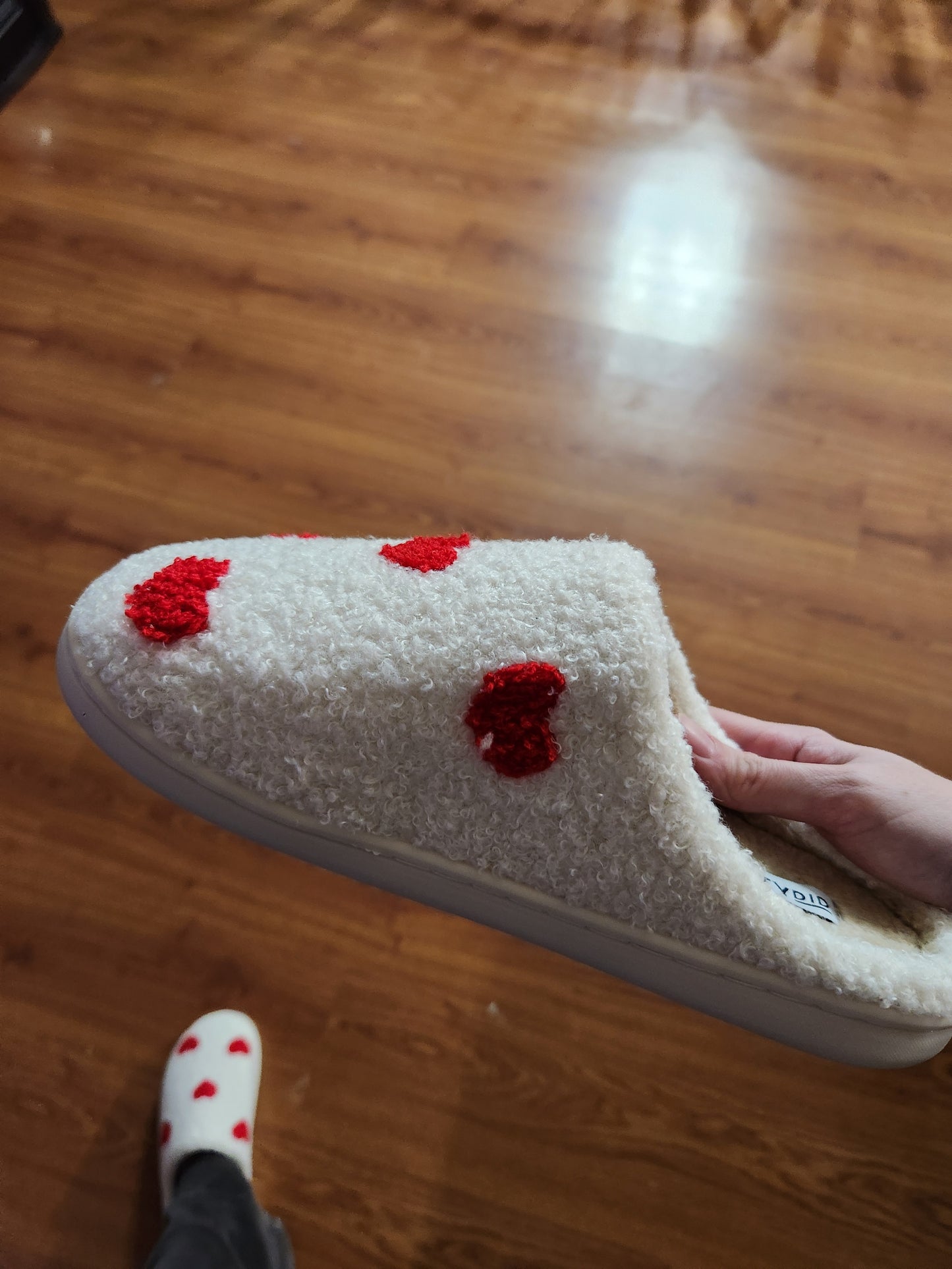 I love you always forever slippers