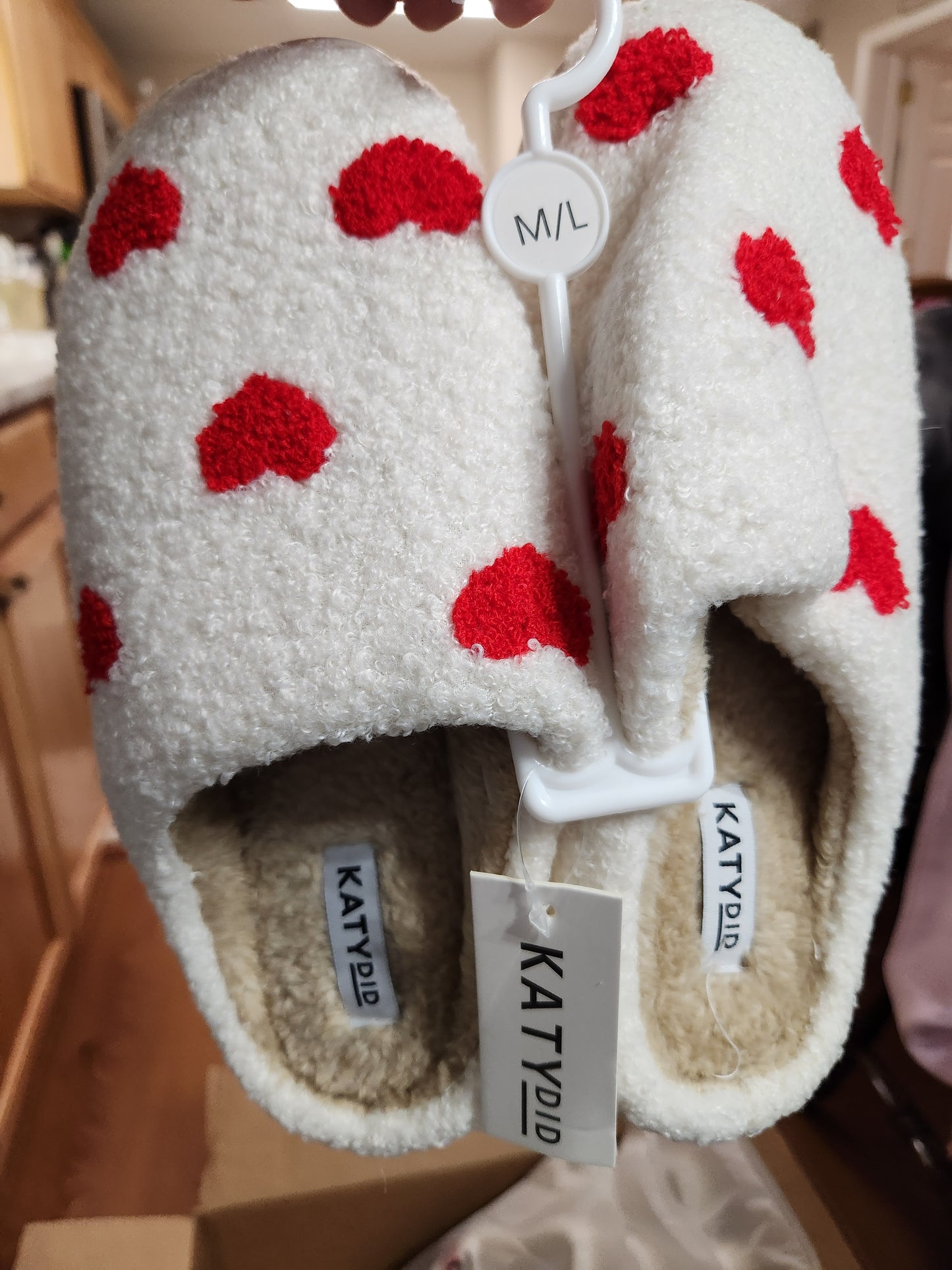 I love you always forever slippers