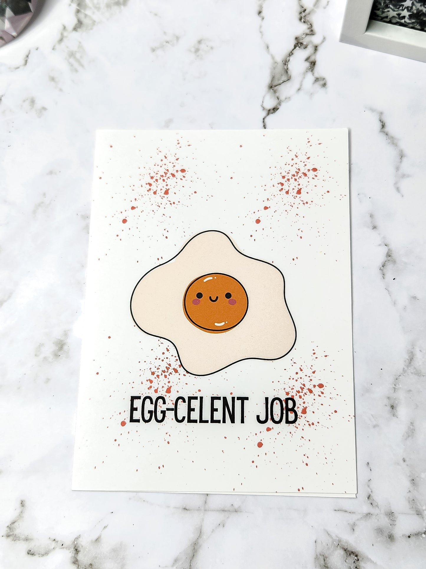 Egg-celent job- congrats card