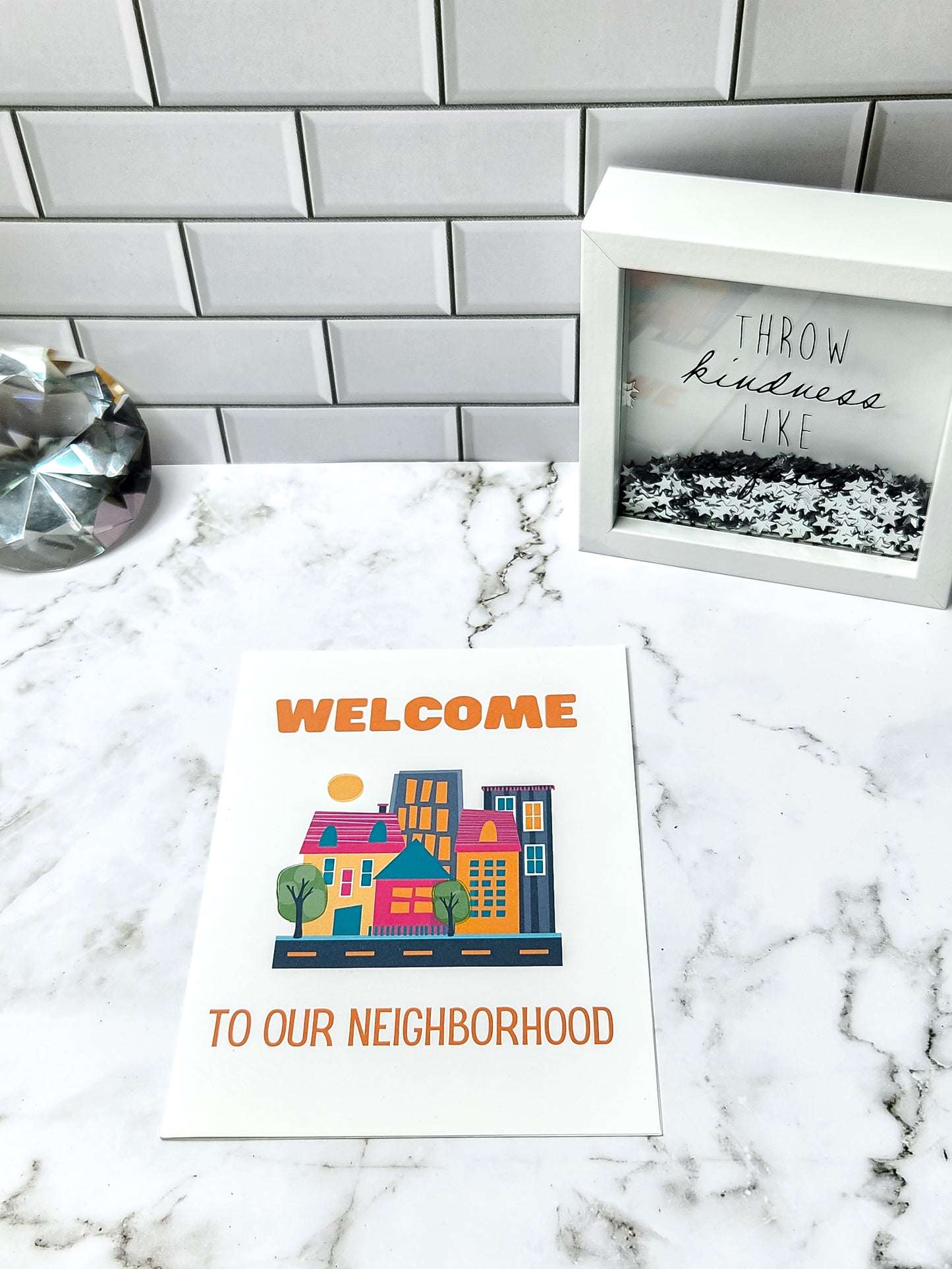 Welcome to our neighborhood greeting card