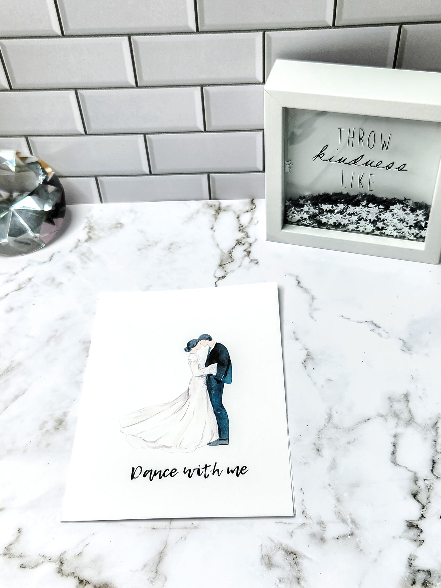 Dance with me- wedding greeting card