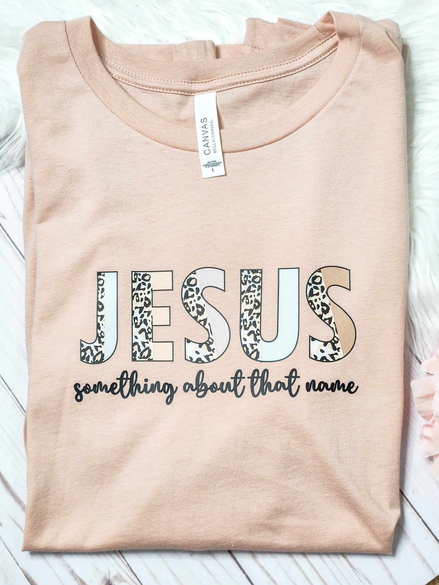 Jesus there is something about that name- graphic tee