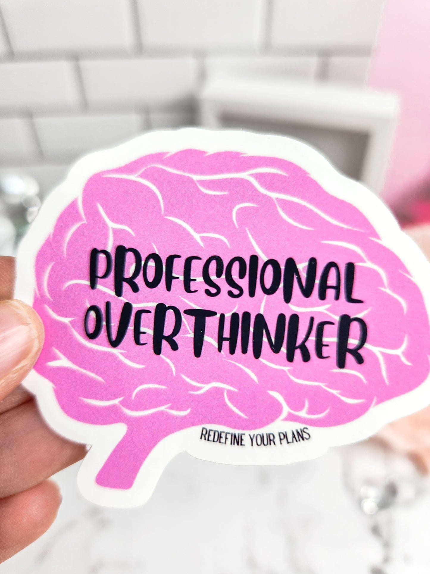 Professional overthinker- sticker