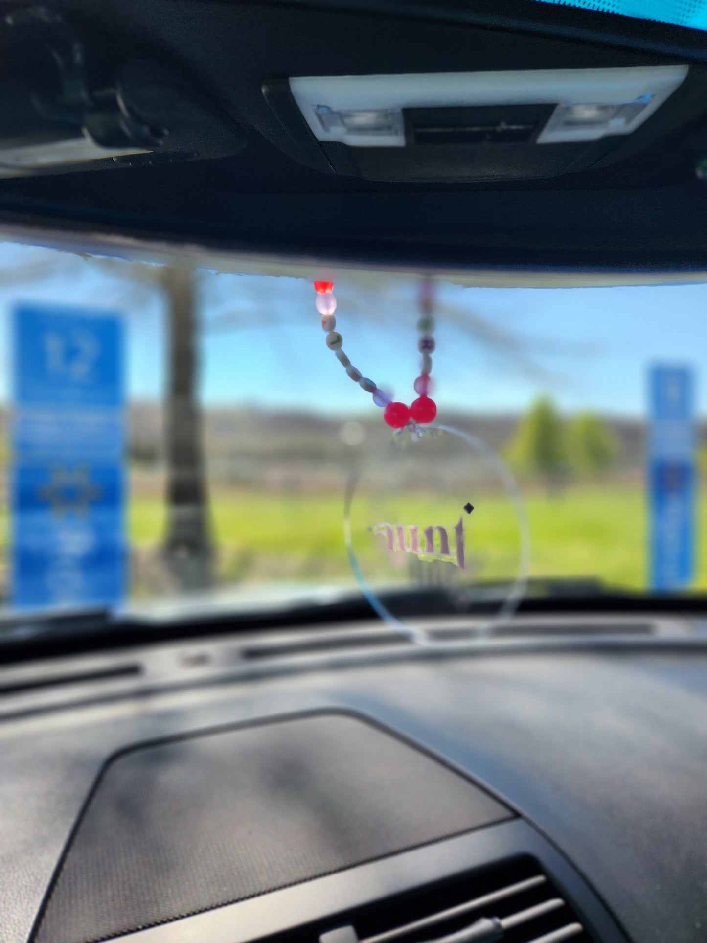 Living my best aunt life car charm