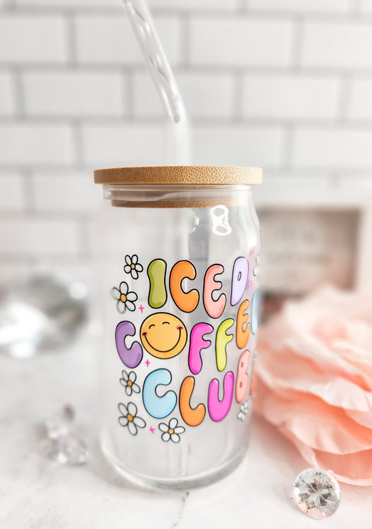 Iced coffee club- glass can- iced coffee