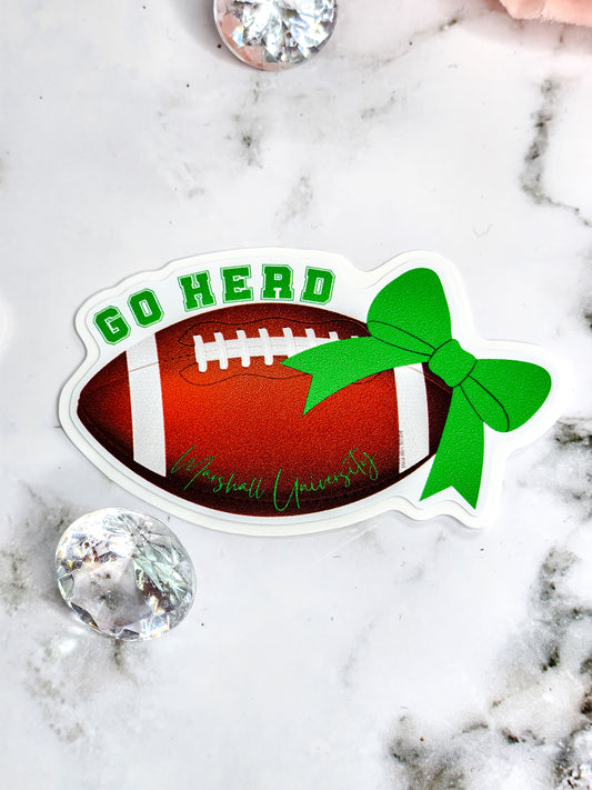 Go Herd- Football fan sticker