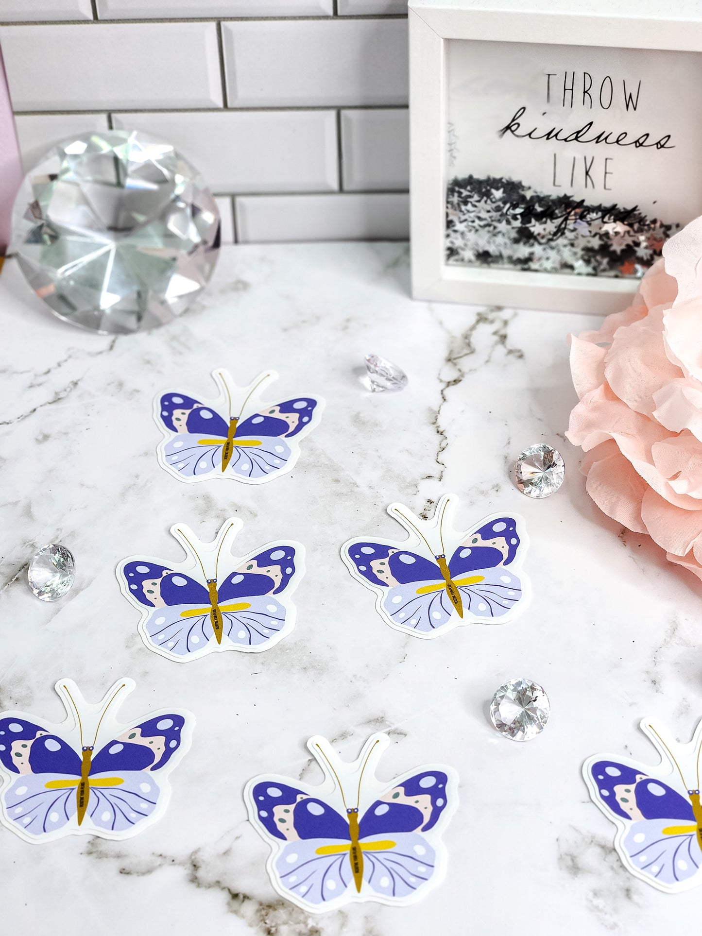 Butterfly memory sticker