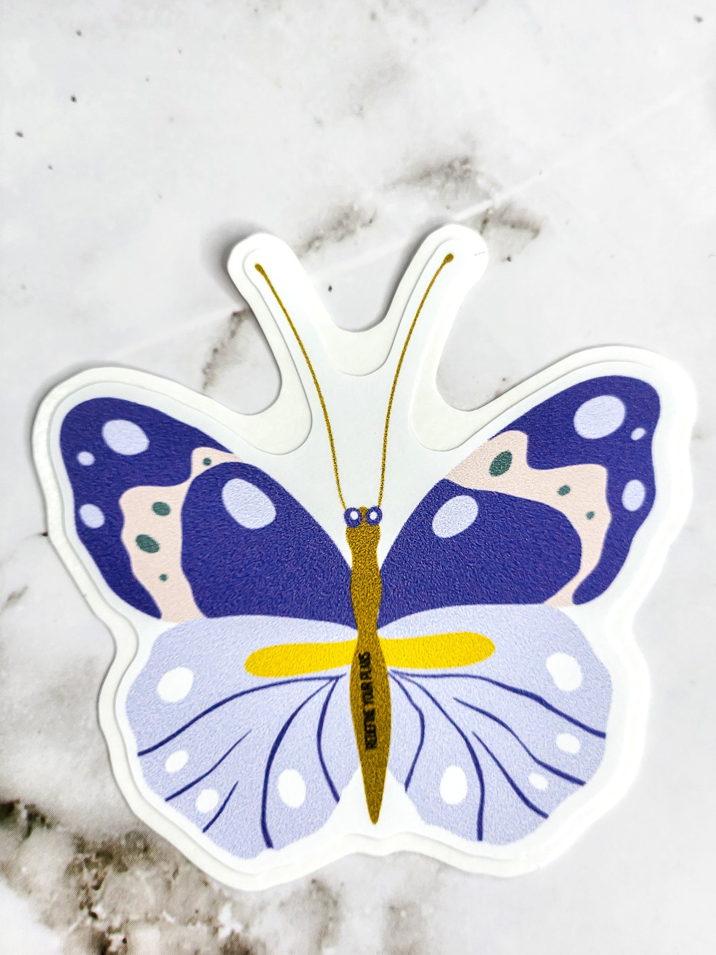 Butterfly memory sticker