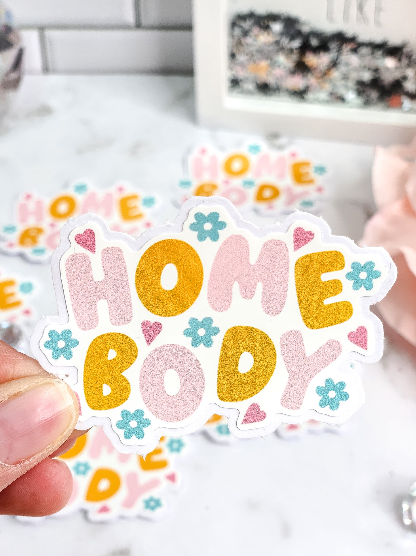 Homebody sticker