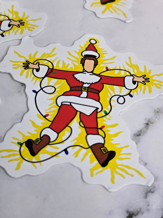 The twinkle lights aren't twinkling Christmas sticker