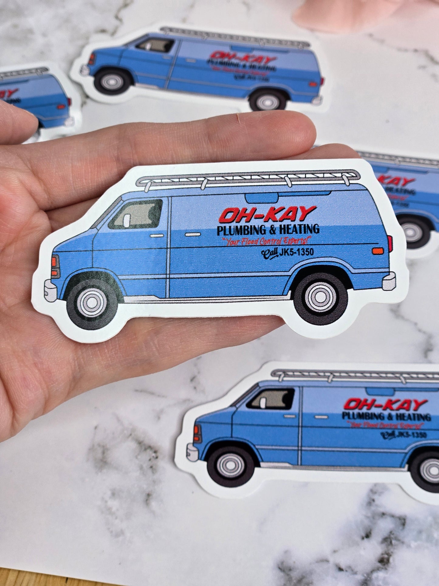 Wet bandits getaway van sticker