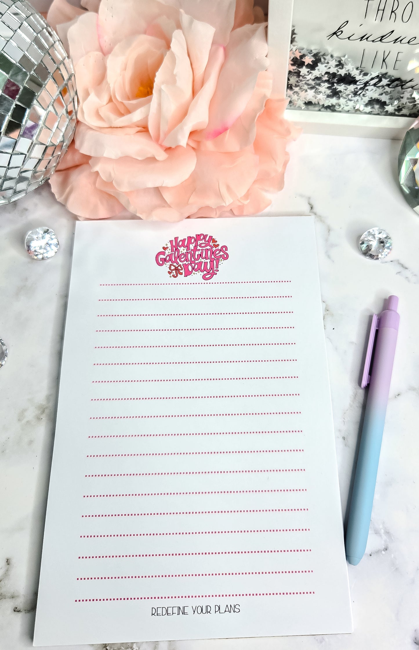 Happy Galentines Day notepad