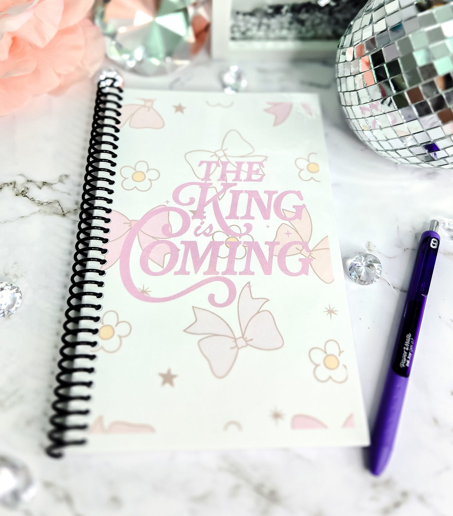 The King is Coming notebook