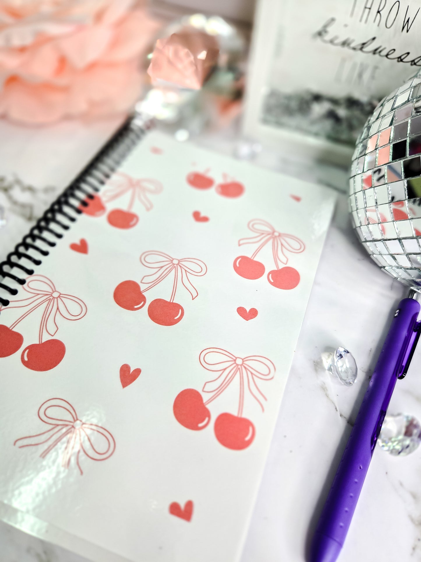 Cherry notebook