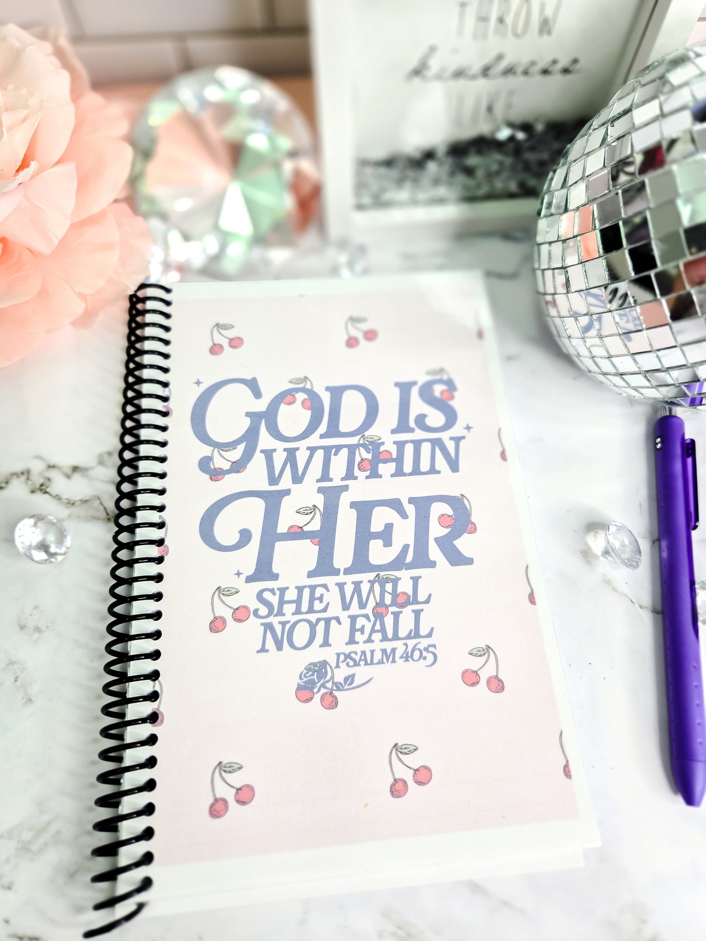 God is within her she will not fall cherry notebook