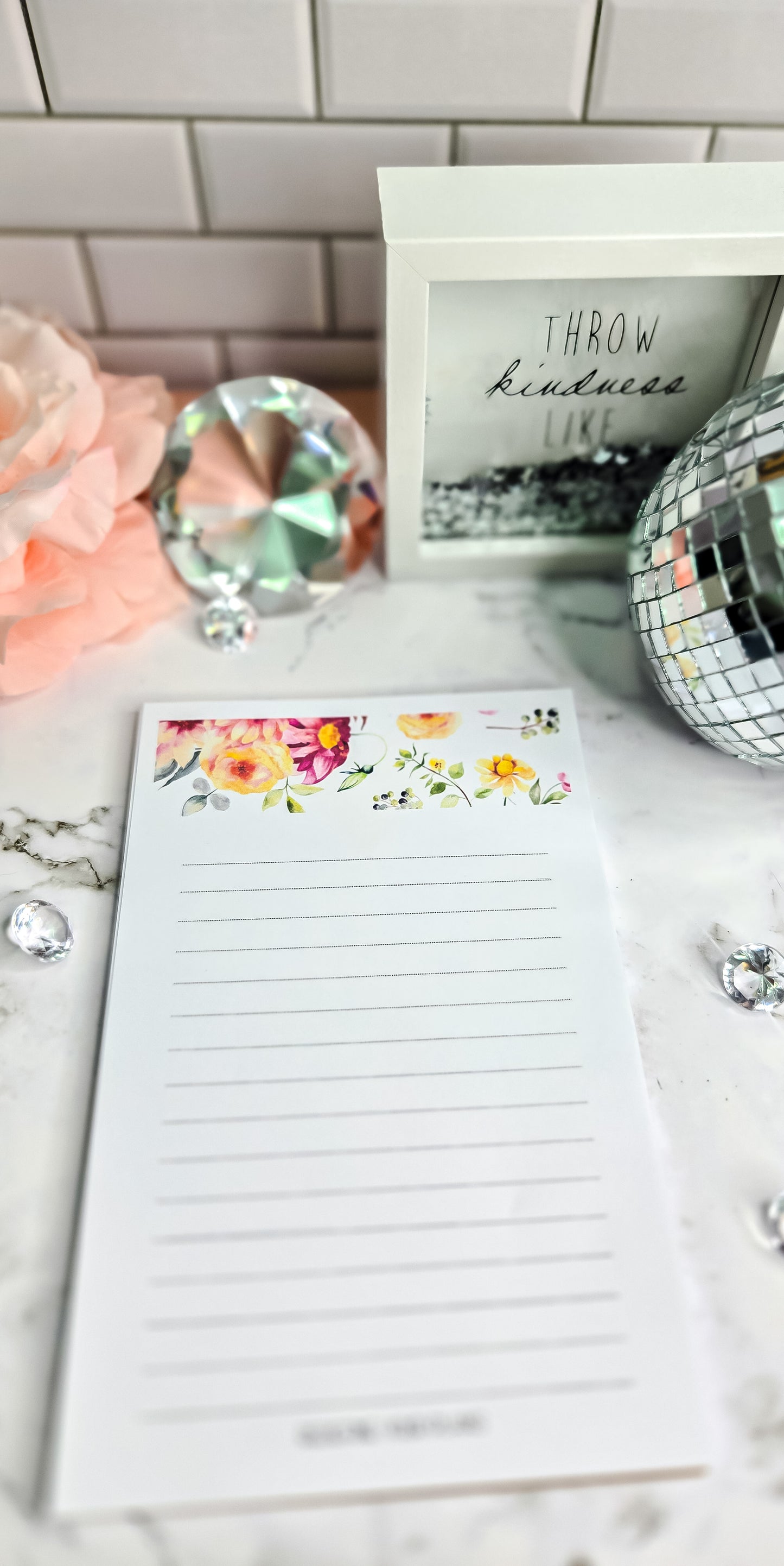 In the Garden notepad